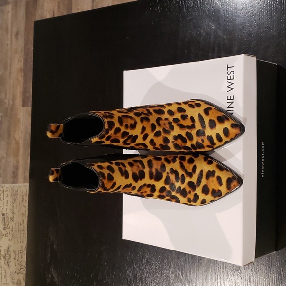 Nine West "Honor" Natural Pony Boot 6 - Picture 1 of 4